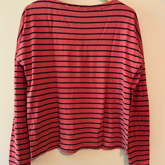 Stateside via Anthropologie Boat Neck Stripe Top - Picture 7 of 7